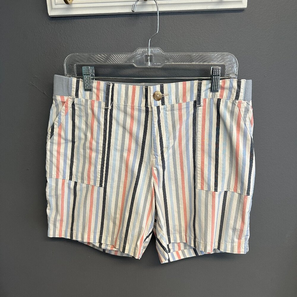 Lee Bermuda Shorts‎ Womens Size 10 Midrise Striped Casual Activewear